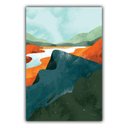 Ver imagem 5 de Kit Placas Quadros Decorativos 3 Pçs 20x30 Horizonte Quente 