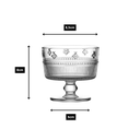 Ver imagem 5 de Conjunto 6 Taças de Sobremesa Pequenos Voadores L'Hermitage 190ml em Cristal