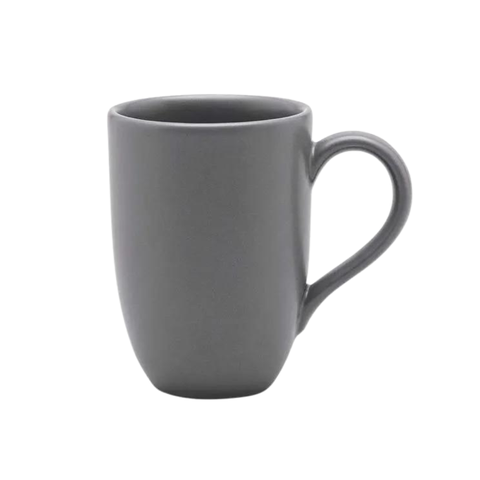 Caneca em Cerâmica Flat 350ml Oxford Chumbo Gray