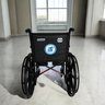 Cadeira de Rodas Moa "moving On Ahead" Lancamento Mod. 2025:preto Detalhes Azul - 3