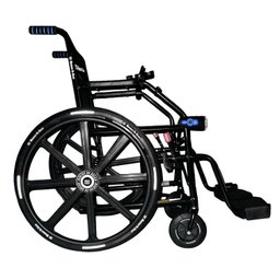 Cadeira de Rodas Moa "moving On Ahead" Lancamento Mod. 2025:preto Detalhes Azul - 1