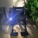 Ver mais imagens de Cadeira de Rodas Moa "moving On Ahead" Lancamento Mod. 2025:preto Detalhes Azul