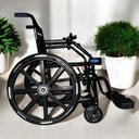 Ver imagem 5 de Cadeira de Rodas Moa "moving On Ahead" Lancamento Mod. 2025:preto Detalhes Azul