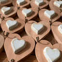 Ver imagem 2 de Coração Gancho de Madeira Cecília - Casa Toco