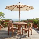 Ver imagem 1 de Conjunto com 1 Mesa 4 Cadeiras Pink Sands 