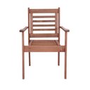 Ver imagem 5 de Conjunto com 1 Mesa 4 Cadeiras Pink Sands Marrom/Madeira