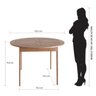 Conjunto com 1 Mesa 4 Cadeiras Pink Sands  - 5