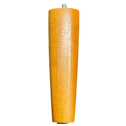 Kit 06 Pés Palito Madeira 15 Cm Rosqueável P02 Móveis Poltrona Puff Mesa - Inoviza - 3