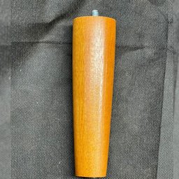 Kit 06 Pés Palito Madeira 15 Cm Rosqueável P02 Móveis Poltrona Puff Mesa - Inoviza - 2