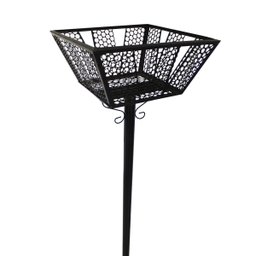 Lixeira de Embutir para Calçada Lixeira de Rua Grande Reforçada em Aço Residencial Casa - 1