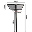 Ver imagem 4 de Lixeira de Embutir para Calçada Lixeira de Rua Grande Reforçada em Aço Residencial Casa
