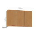 Ver imagem 7 de Cozinha Modulada Completa Tuboarte Leonor 100% Mdf com 11 Portas e 5 Gavetas