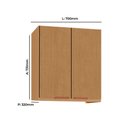 Ver mais imagens de Cozinha Modulada Completa Tuboarte Leonor 100% Mdf com 11 Portas e 5 Gavetas