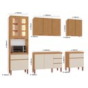 Ver imagem 5 de Cozinha Modulada Completa Tuboarte Leonor 100% Mdf com 11 Portas e 5 Gavetas