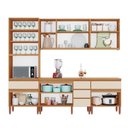 Ver imagem 3 de Cozinha Modulada Completa Tuboarte Leonor 100% Mdf com 11 Portas e 5 Gavetas