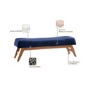 Ver imagem 4 de Puff em Veludo 160cm 40cm x 45cm Horus Azul