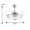 Ver imagem 4 de Ventilador de Teto Retrátil Bivolt Som e Bluetooth