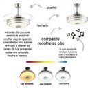 Ver imagem 6 de Ventilador de Teto Retrátil Bivolt Som e Bluetooth