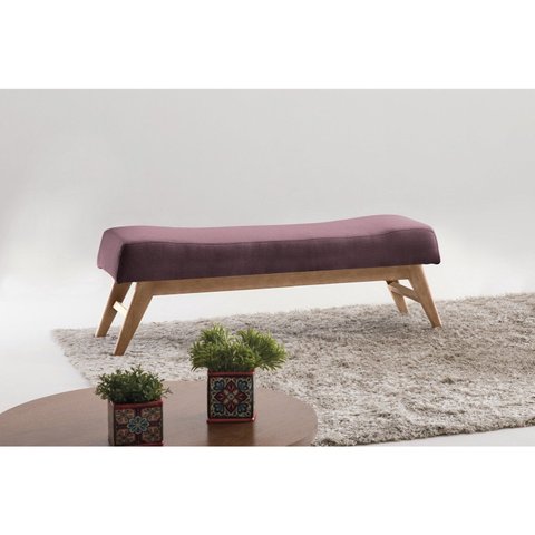 Puff 160cm Pés Mel Horus Rosa