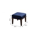 Ver imagem 3 de Puff 45cm Pés Imbuia Livia 