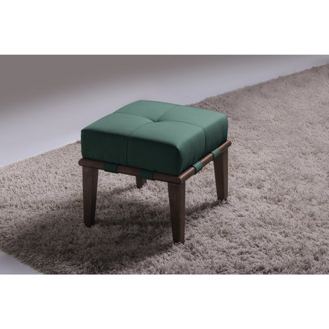 Puff 45cm Pés Imbuia Livia 