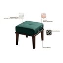 Ver imagem 4 de Puff 45cm Pés Imbuia Livia 