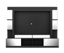 Ver imagem 6 de Estante com Espelho para Tv até 65" Multimóveis Oslo Fg3389 Preta/branca