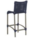 Ver imagem 3 de 2 Banquetas Haiti em Corda Náutica Alumínio Balcão Edícula Cozinha Trama Original