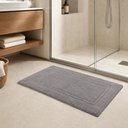 Ver imagem 6 de Tapete para Banheiro 50x80cm Algodão Almare Wolff Felpudo Cinza Quarto Lavabo Entrada