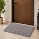 Ver imagem 4 de Tapete para Banheiro 50x80cm Algodão Almare Wolff Felpudo Cinza Quarto Lavabo Entrada