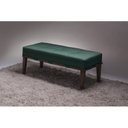 Ver imagem 1 de Puff 100cm Pés Imbuia Livia Moderno Verde