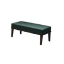 Ver imagem 2 de Puff 100cm Pés Imbuia Livia Moderno Verde