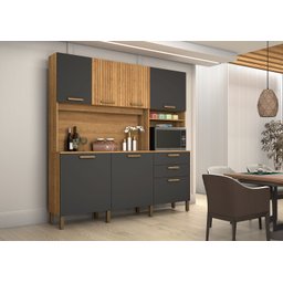 Kit Armário de Cozinha 7 Peças Gold Alta Qualidade Vitamov - 1