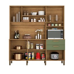 Kit Armário de Cozinha 7 Peças Gold Alta Qualidade Vitamov - 2