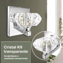 Ver imagem 2 de 4 Arandela Cristal Cromado Interna Cindy Banheiro Bet41
