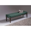 Ver imagem 1 de Puff 140cm Pés Imbuia Livia Moderno Verde