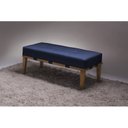Ver imagem 1 de Puff 140cm Pés Mel Livia Azul