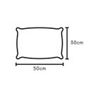 Ver imagem 6 de Peseira Cama Casal Queen Decorativa + 4 Capa Almofada Bege