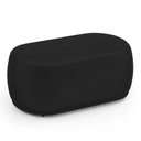 Ver imagem 6 de Kit 02 Puffs Decorativos Orgânicos Molly 02 Lugares Veludo Preto - Desk Design
