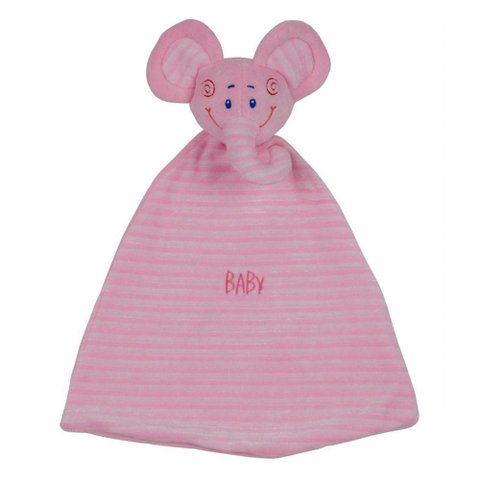 Naninha Elefantinho Triângulo Rosa Antialérgico 32cm