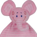 Ver imagem 2 de Naninha Elefantinho Triângulo Rosa Antialérgico 32cm