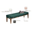 Ver imagem 4 de Puff 160cm Pés Mel Livia Verde