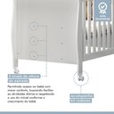 Ver imagem 6 de Quarto de Bebê Completo com Guarda-roupa, Berço e Cômoda Manu Tigus Baby