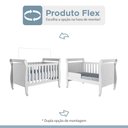 Ver imagem 4 de Quarto de Bebê Completo com Guarda-roupa, Berço e Cômoda Manu Tigus Baby