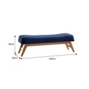 Ver imagem 3 de Puff 100cm Pés Mel Horus Azul