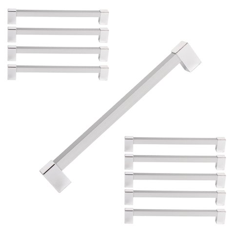 Kit 10 Puxador 352mm Alumínio Móveis Gaveta Armário Cozinha