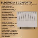Ver imagem 5 de Cabeceira Cama Box King 195 Cm Lizza em Corino com Frame:bege