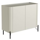 Ver imagem 1 de Buffet para Sala de Jantar 2 Portas 1 Gaveta Pés Industrial Preto Naim I03 Luna - Lyam