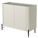 Ver imagem 5 de Buffet para Sala de Jantar 2 Portas 1 Gaveta Pés Industrial Preto Naim I03 Luna - Lyam