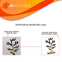 Ver imagem 4 de Expositor em Árvore Grande para Joias - Preto com Dourado
